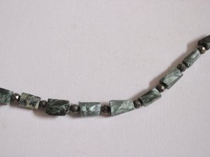 Handmade Green Seraphinite Gemstone Bracelet