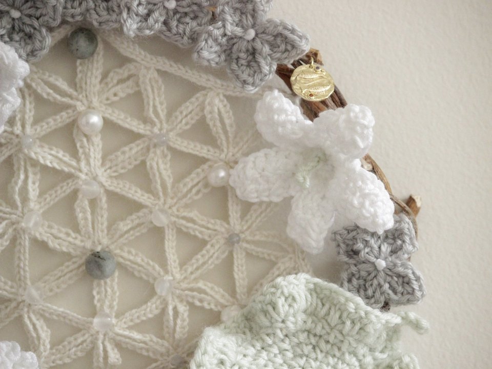 Pisces Crystal Wreath