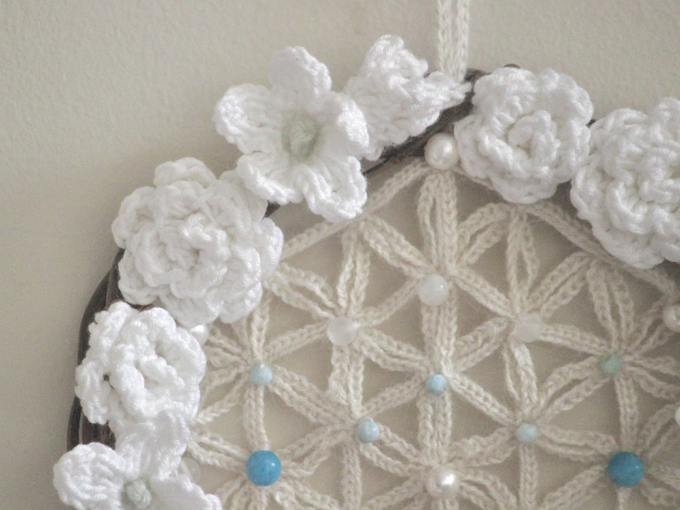 Cancer Crystal Healing Wreath