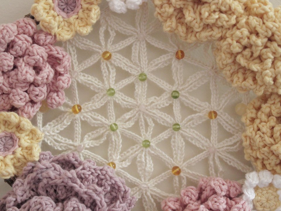 Leo Crystal Healing Wreath